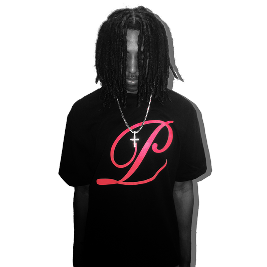 P is for Platoon-Pink P Logo Tee